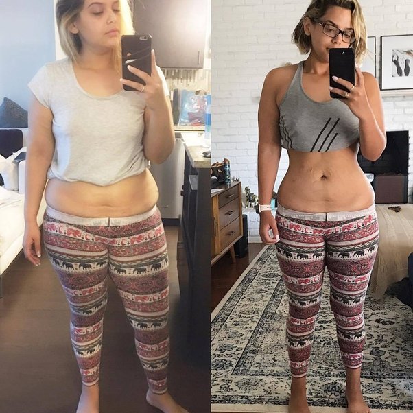 successful weight loss before and after